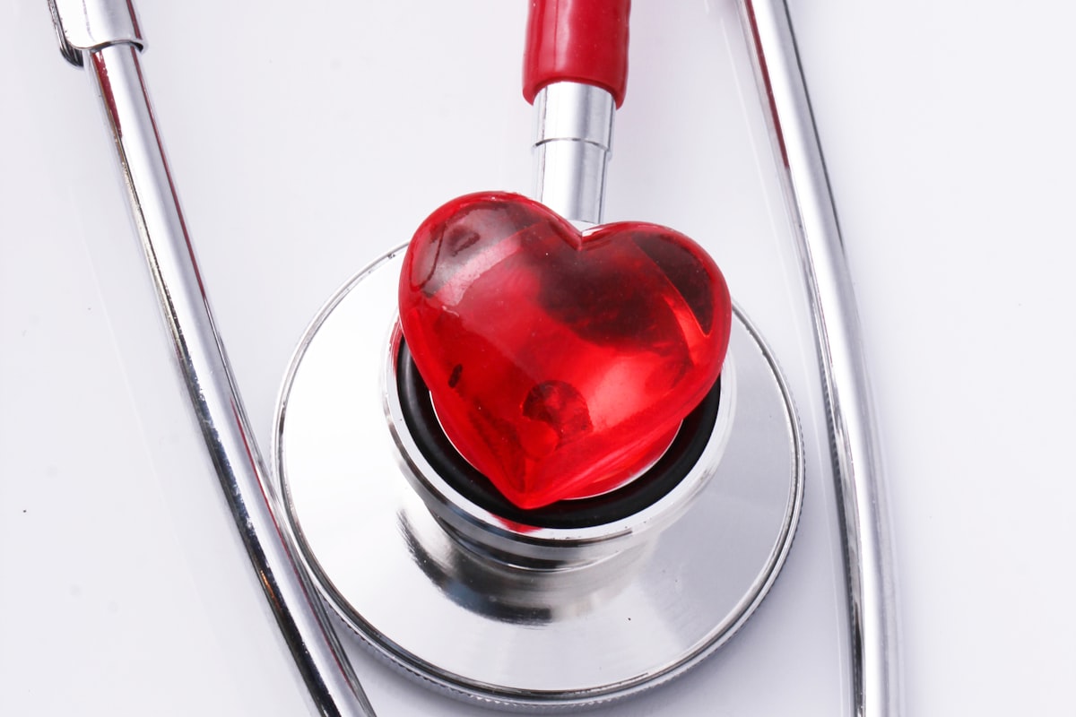Stethoscope and heart health, calcium and cardiovascular risk